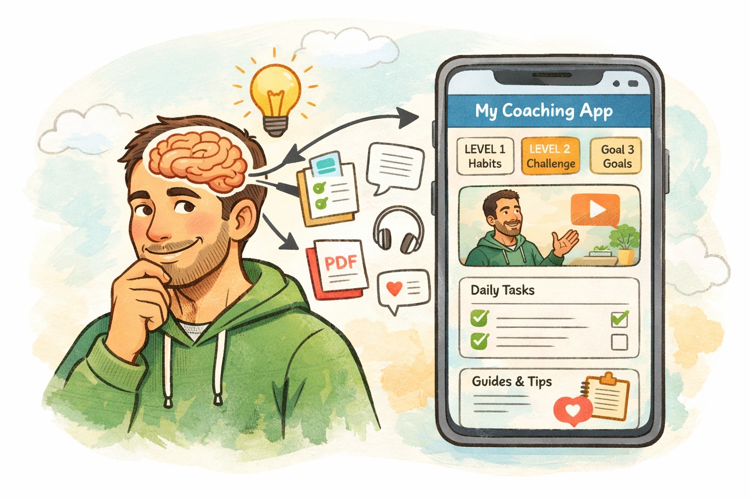 How to create a coaching app without writing code